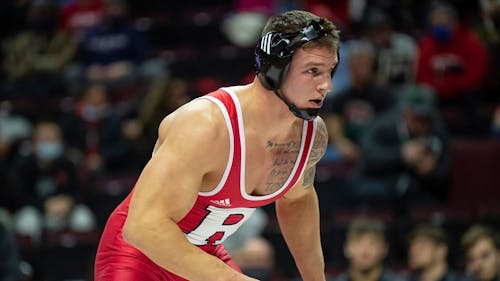 Graduate student 197-pounder Greg Bulsak is currently ranked sixth in the nation among wrestlers.  – Photo by ScarletKnights.com 