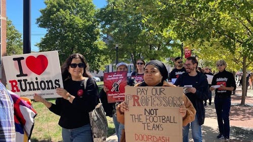 The poor treatment of part-time lecturers and adjunct faculty must be understood and acknowledged by students and administrators in order to create a better university. – Photo by Rutgers AAUP-AFT / Instagram