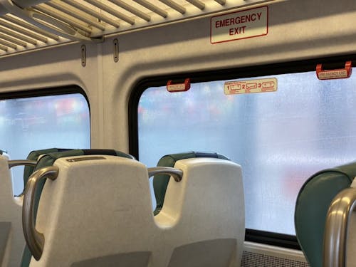 Rutgers researchers are investigating why some windows on New Jersey Transit (NJ Transit) commuter trains have become hazy and opaque. – Photo by @AirlineFlyer / Twitter