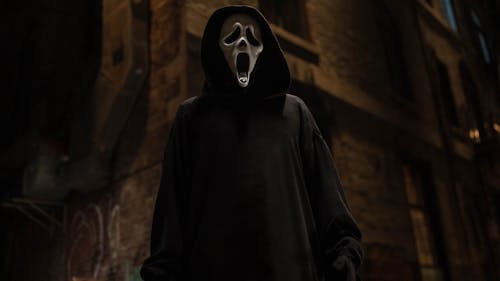 Ghostface is a terrifying recurring villain in the "Scream" franchise, and his bloody performance in this chilling installment is no exception.  – Photo by @TheScreamSeries / Twitter