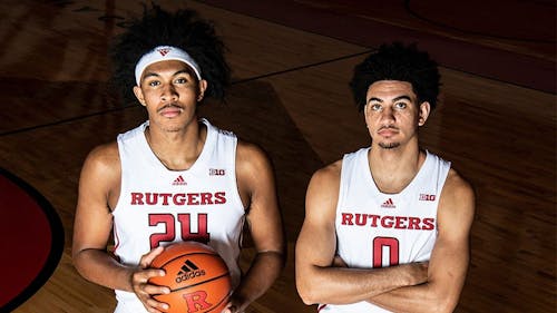 Senior guards Ron Harper Jr. and Geo Baker closed out their careers on the Banks with a memorable season as The Daily Targum ranks its top five games from the 2021-2022 campaign.  – Photo by Scarletknights.com