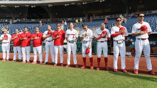 Despite posting a winning record, the Rutgers baseball team flamed out of the Big Ten Tournament, losing both of its games. – Photo by Mark Kuhlmann / ScarletKnights.com