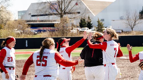 The Rutgers softball team will look to build off of its 2-1 home record when it takes on Wisconsin this weekend. – Photo by Christian Sanchez