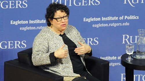 Associate Supreme Court Justice Sonia Sotomayor answered questions and discussed her life and new book at an event hosted by the Eagleton Institute of Politics. The former judge mentioned how it is helpful for the court to be able to draw on different experiences. – Photo by Photo by Dimitri Rodriguez | The Daily Targum