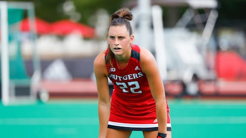 Sophomore midfielder Lucy Bannatyne and the Rutgers field hockey team face a tough matchup in the first round of the Big Ten Tournament, challenging Northwestern on Thursday. – Photo by Rutgers Field Hockey / Twitter