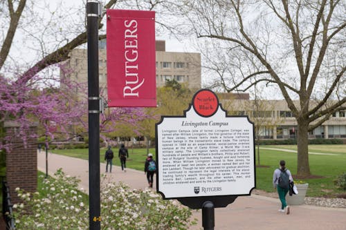 Historical markers around campus fail to come across as genuine when Rutgers could be taking more substantial action in response to its connection to slavery.  – Photo by Rutgers.edu