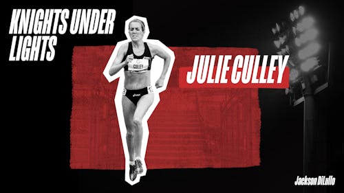 Former Rutgers track and field and cross country star Julie Culley made her mark on the Banks and etched her name in Scarlet Knights history when she competed in the 2012 Summer Olympics in London. – Photo by Elliot Dong