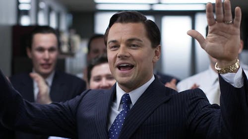 Leonardo DiCaprio gained much critical praise for his role as stockbroker Jordan Belfort in "The Wolf of Wall Street." – Photo by @TheWolfofWallSt / X.com