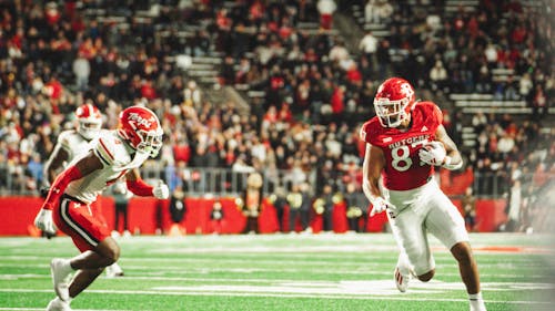 After losing talent such as former tight end Shawn Bowman, the Rutgers football team will now look for breakout performers at the position. – Photo by Evan Leong