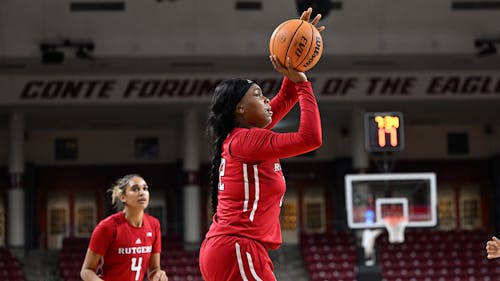 Senior center Kassondra Brown's 5 points and four rebounds were not enough as the Rutgers women's basketball team fell to Illinois. – Photo by ScarletKnights.com