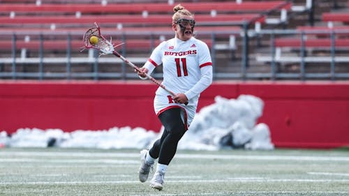 Graduate student attacker Taralyn Naslonski and the Rutgers women's lacrosse team look for their first Big Ten win of the season when they face Johns Hopkins in Piscataway. – Photo by Scarletknights.com