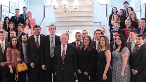 The Rutgers College Republicans hosted the state convention on Saturday in the Wood Lawn Mansion on Douglass campus. Various elected officials came to discuss their work and national issues. – Photo by Photo by Nikita Biryukov | The Daily Targum