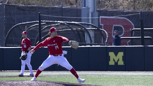 Despite a strong game three start by freshman right-handed pitcher and infielder Zach Konstantinovsky, the Rutgers baseball team could not win its series against Michigan State. – Photo by Anushka Dhariwal